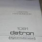 Datron 1081 Digital Multimeter Operating Operator's Users Guide Manual