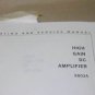HP Hewlett Packard 8803a High Gain DC Amplifier Operating Service Manual