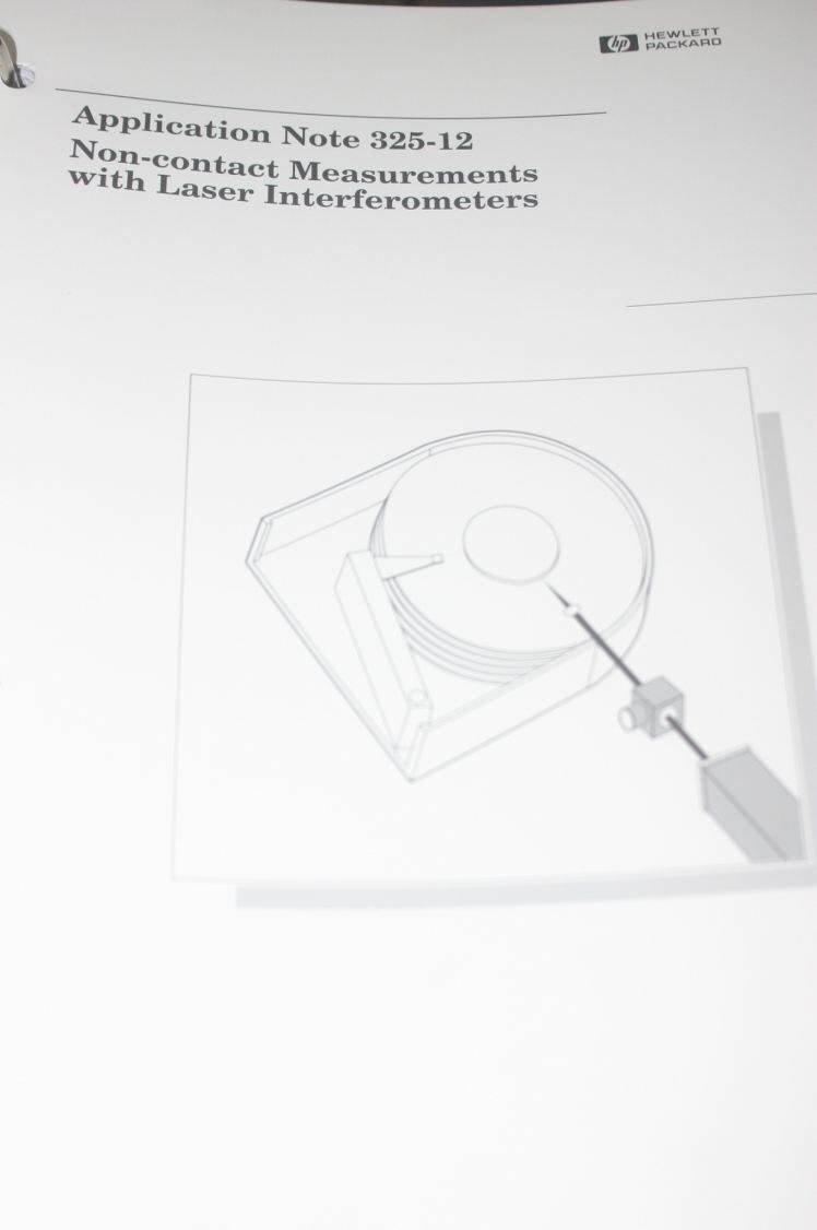 HP AN32512 Application Note NonContact Measurements w/Laser
