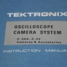 TEK Tektronix C-30A/32 Osc. Camera Instruction users Manual C30A/C32