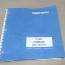 TEK Tektronix C-5c Camera Instruction users guide oparating Manual 070-5615-00