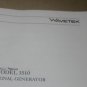 Wavetek 3510 signal Generator Operating Manual Instruction Guide book