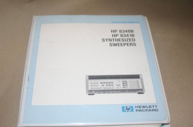 Hp 8340B/8341B Synthesized Sweepers  Operating user's guide Manual 08340-90243
