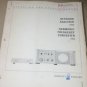 HP Hewlett Packard 8410A Network Analyzer+8411A Freq. Operating Service Manual