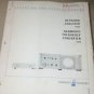 HP Hewlett Packard 8410A Network Analyzer+8411A Freq. Operating Service Manual