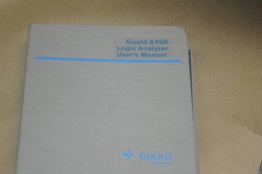 Gould  K450 Logic analyzer Instruction Operating Guide Manual +software
