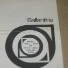 Ballantine 10600/10610 Attenuator Probe Instruction Operating Maintenance Manual