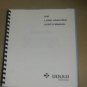 Gould K40 Logic analyzer Instruction Operating User's Guide Manual