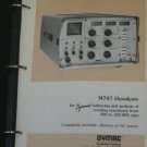 Dymac M747 Dynalyzer Operating Operator's Users Guide Service Technical Manual