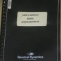 Spectral Dynamics Spectrascope III SD345 Analyzer Instruction Manual