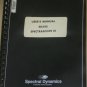 Spectral Dynamics Spectrascope III SD345 Analyzer Instruction Manual