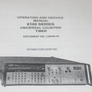 ST Systron Donner 6100 Universal Counter Timer Operating/service Manual