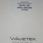 Wavetek 600 Signal Switching Switcher Simplified Operator's Manual