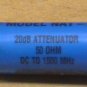 Mini Circuits NAT-20 20Db Attenuator N Connectors 50 ohm DC-1500 MHZ