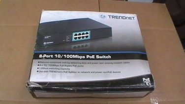 TRENDnet TPE-S80 10/100Mbps PoE Switch Power Over Ethernet