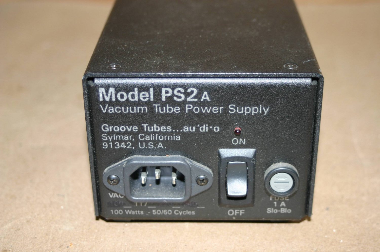 Groove Tube ps2a vacuum tube power supply for use with MD1/MD2 mics