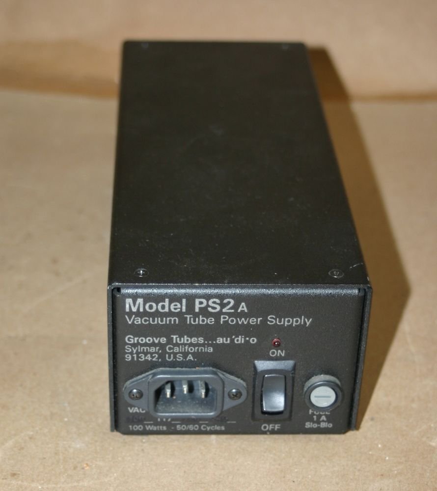 Groove Tube ps2a vacuum tube power supply for use with MD1/MD2 mics