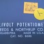 Leeds & Northrup 8686 Millivolt Potentiometer with Manual
