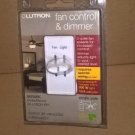 Lutron Skylark Fan Control & Dimmer S2-LFSQH-WH