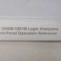 HP 1650B/1651B Logiac Analyzers Front-Panel Operation  Reference & Software Disc