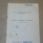 Pennwalt 65-120 Portable Pneumatic Calibrator Instruaction Book