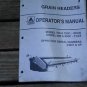 Agco 700 700c 800,800c Grain Header Operators Manual