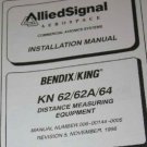 Bendix King KN62/KN64/KN62A DME Receiver Installation Manual
