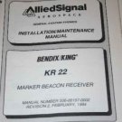 Bendix King  KR22 MB Receiver Marker BeaconMaintenance/Overhaul  Manual