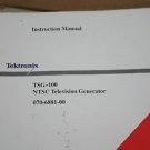 TSG-100 NTSC Televisio;n; Generator  Instructioln Manual