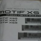 Yamaha MOTIF XS6 MOTIF XS7 MOTIFXS8 Music  Synthesizer Overall Circuit DiagramAC