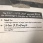 Radioshack 24 ft 18 gauge speaker wire cable tinned stripped ends #42-2456
