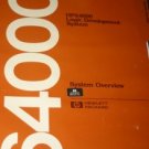 HP 64000 Logic Development system overview Manual 64980-90912
