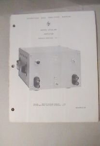 HP Amplifier 450AR/450A Operating and Service Manual
