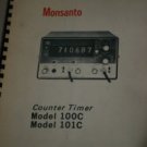Monsanto Model 100C & 101C Counter Timer  Instruction Manual