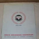 Perkins Eng Corp Model 6-15 WX  Magnetic Amplifier Regulated Power Supply Manual