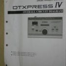 Yamaha  DTXPRESS IV Drum Trigger Module Overall Circuit Diagram