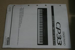 Yamaha CP33 Stage Piano Overall Circuit Diagram