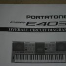 Yamaha PSR-E403 Portatone Overall Circuit Diagram