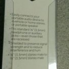 RadioShack 1/8" (3.5MM) SHIELDED AUDIO 12" 1 ft. CABLE 4201243 NEW