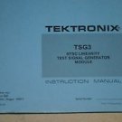 TEK   TSG3  NTSC Lineariity Test Signal Generator Module Instruction Manual