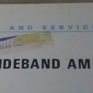 HP 461A/462A Wideband amplifier Operating and Service Manual