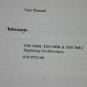 Tek TDS 500B,TDS 600B, TDS 700A Digitizing Oscolooscope User Manual