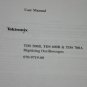 Tek TDS 500B,TDS 600B, TDS 700A Digitizing Oscolooscope User Manual