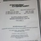 Canadair Challenger CL-600-1A11/2A12/2B16 Maintenance Data Manual PSP608A Vol4