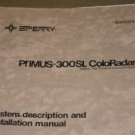 Honeywell Primus 300SL Coloradar System Install Manual Installation IB8023111