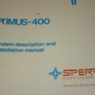 Honeywell Primus 400 Coloradar Systems Install Manual Installation IB8029076