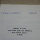 Pennsylvania Scale Co. Electronic Scales 5100, 5200,5300 Series II  Manual
