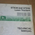 JD John Deere STX38,STX46 Lawn Tractor Technical Manual