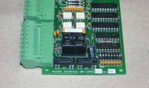 UTC GE Casi Rusco M5 Micro 5 110063001 Card 2RP Reader Interface board rdr m/5