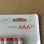 AAA 16 BATTERIES ALKALINE RADIOSHACK Brand New Fresh exp Dec 2024! 2302214 LR03